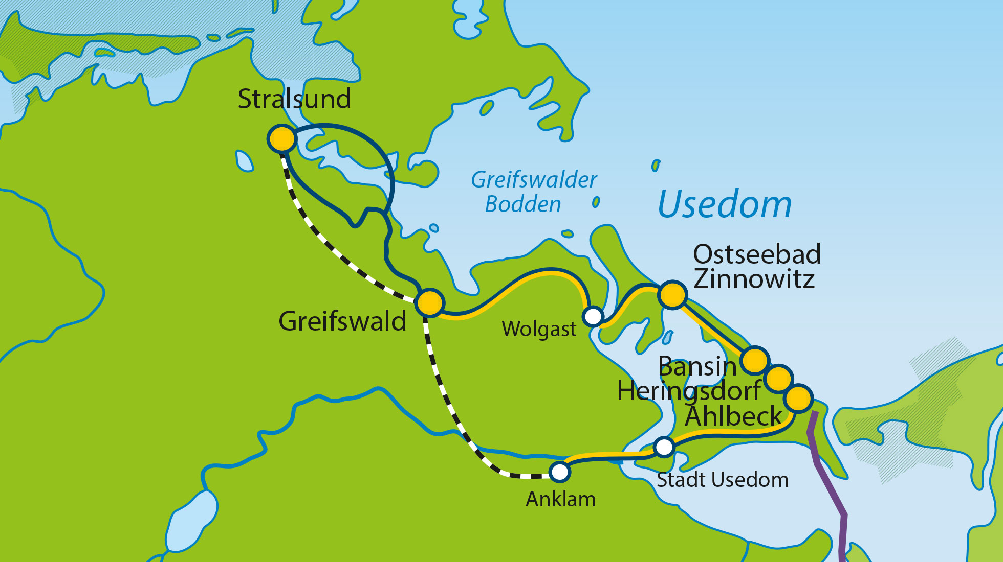 USE 01: Insel Usedom - Ostsee Radtouren